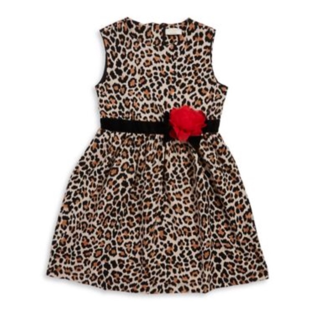 NWT Kate Spade girl’s leopard dress